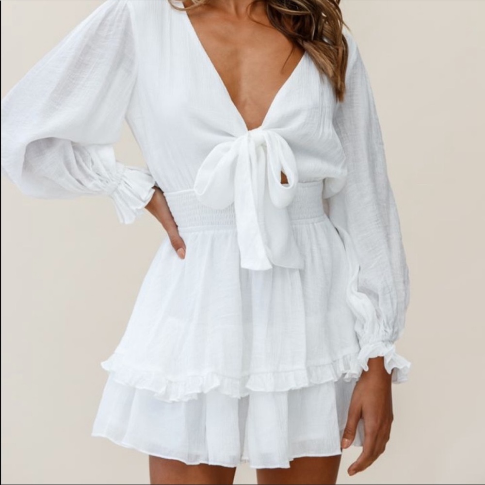NWT Angel Biba White Mini Dress